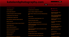Desktop Screenshot of katelambphotography.com